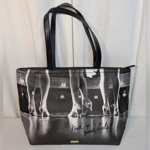Kate Spade Kick Up Your Heels Storybook Tote EUC